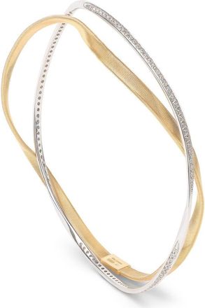 Marco Bicego Marrakech Layered Bangle in 14K Two Tone Gold at Nordstrom, Size Medium