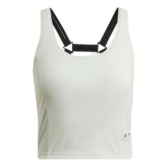 adidas (WMNS) adidas Parley Run for the Oceans Cropped Tank Top White HS9061