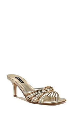 Nine West Dumel Sandal in Platino/Silver/Bronze at Nordstrom Rack, Size 10.5