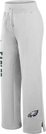 Nike Philadelphia Eagles Primetime Phoenix Wide-Leg Nike Womens NFL Sweatpants in Grey | 027E0BB86-VZL