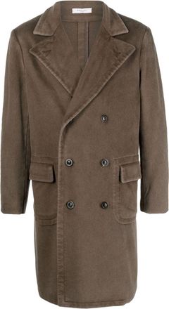 Boglioli double-breasted cashmere coat - men - Cashmere - 50 - Brown
