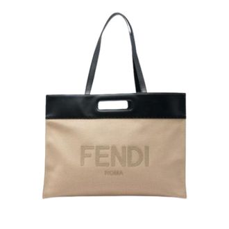 Fendi Shopper Tote Pre-owned - Pre-owned - Mujer - Beige - ONE SIZE