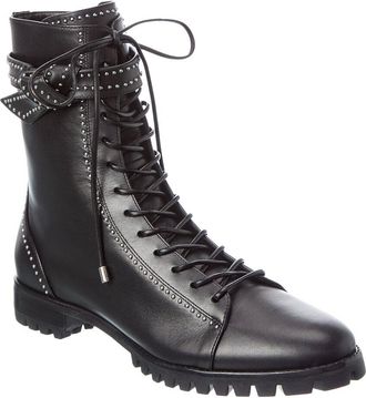 Alexandre Birman Evelyn Studs Leather Boot