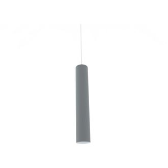 Lumicom Rond Sospensione, 1X GU10, max 33W, metallo, grigio, H.30cm - Lumicom
