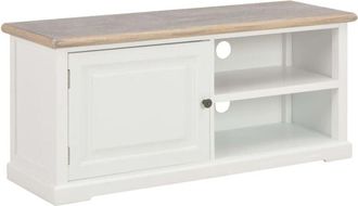 vidaXL Tv Cabinet White 90x30x40 cm Wood Vidaxl
