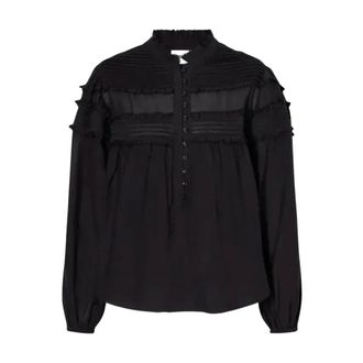 Isabel Marant Overhemden, Dames, Zwart, XS, Doane Top