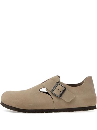 Birkenstock London clogs - men - Suede/Suede/Rubber - 42 Regular - Brown
