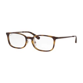 Ray-Ban Glasses, unisex, Brown, 53 MM, Rx7182D Eyewear Frame