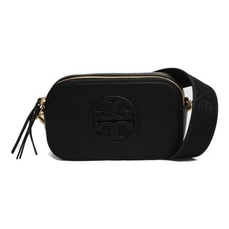 Tory Burch Tassen, Dames, Zwart, ONE Size, Leer, Mini Miller Crossbody Bag