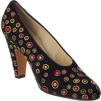 Ferragamo Archives 1930 Sparta Suede Pump