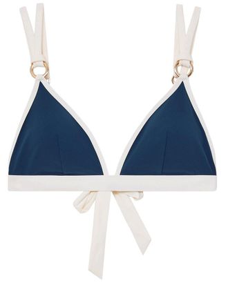 Reiss Bianca Contrast Trim Fixed Swimsuit