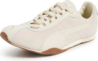 Puma Mens H-Street Premium Lace Up Sneakers Shoes Casual - White, Alpine Snow/Warm White/Gum, 3 UK