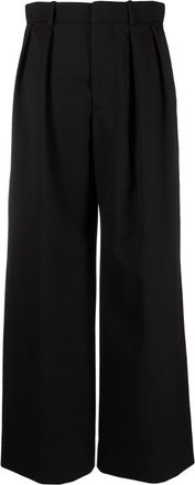 Wardrobe.NYC Wide-Leg Wool Trousers - Womens - Virgin Wool