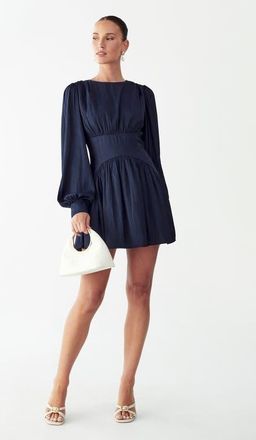 Willa Izzy Mini Dress in Navy Blue at Nordstrom, Size 14