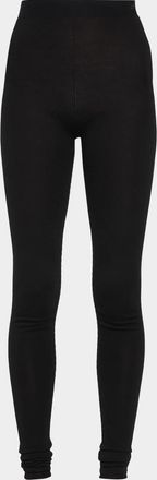 Bottega Veneta Wool Ribbed Low-Waist Pants