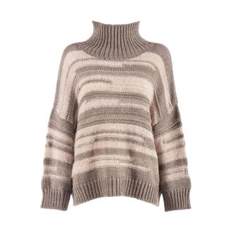 Nenette Maglia Strass - - Knitwear - Donna - Marrone - XS