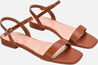 XY London Womens XY London Womens/Ladies Hallie Ankle Strap Sandals - Brown - Size: 3