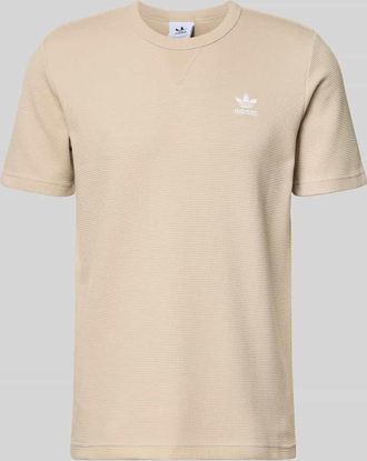 adidas Originals Regular Fit T-Shirt mit Baumwoll-Anteil in Beige, Gr&ouml;&szlig;e XXL