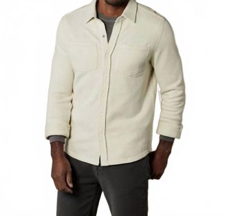 The Normal Brand Looped Terry Shirt In Ecru