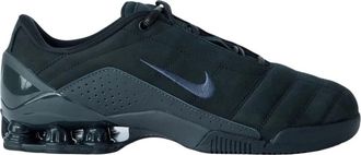 Nike Fitness, Dames, Zwart, 37 1/2 EU, Leer, Total 90 Shox Magia Sneakers