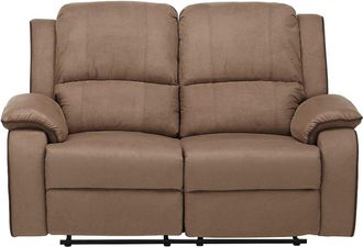VENTE-UNIQUE.COM Sof&aacute; relax microfibra 2 plazas topo 158x96cm