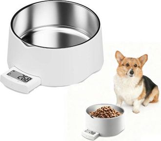 OEM Balanza Inteligente Bluetooth De Acero Inoxidable Para Mascotas, Balanza Para Jaula De Perros, Color Blanco Retr&aacute;ctil