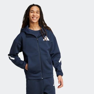 adidas adidas Sportswear M Z.N.E. FZ, f&uuml;r sportliche Aktivit&auml;ten, aus Polyester und Baumwolle