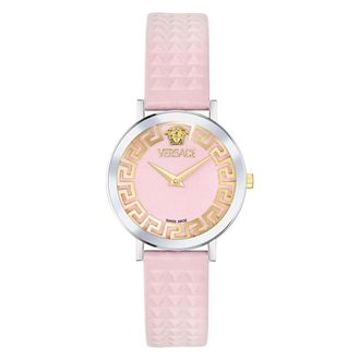 Versace Daedalus Watch - Dames - Horloges - Roze - ONE Size - Leer - Accessoires