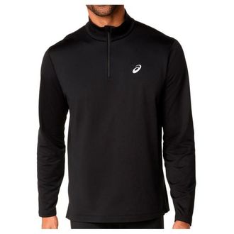 Asics Core L/S 1/2 Zip Winter Top Laufshirt f&uuml;r Herren | schwarz