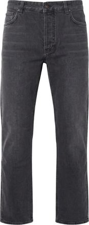 Emporio Armani Straight Jeans - Heren - Regular Fit Jeans - Grijs - W33 - Katoen - Jeans
