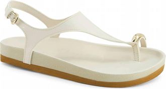 Andrea Womens Sling-Back Sandals In Bone