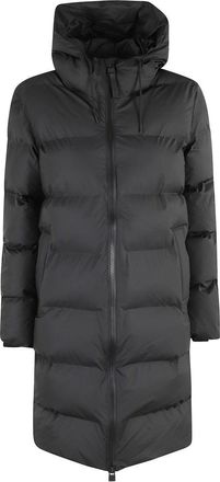 Rains Quilted Long Puffer Jacket