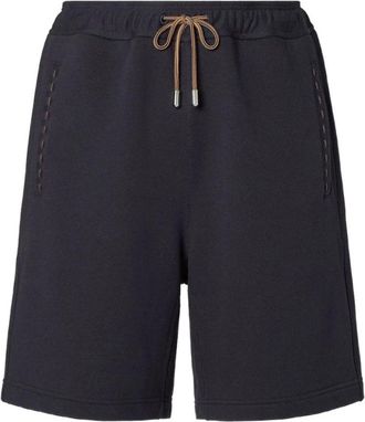 Fendi Bermuda shorts - Heren - Korte Broeken - Blauw - M - Katoen - Korte Broeken