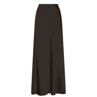 Dante6 Ywa satijnen maxirok - Dames - Rokken - Bruin - Maat: XL Satijn