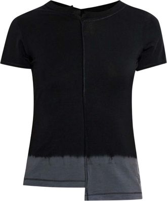Yohji Yamamoto Black Printed Logo T-Shirt