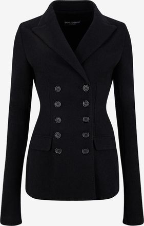 Dolce & Gabbana Kurzer Doppelreiher-Blazer aus Wolle