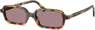Miu Miu Eyewear MU11ZS14L20I Sunglasses - Brown