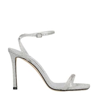 Jimmy Choo London Womens Jaxon 95mm Heeled Sandals, Brand Size 38.5 ( US Size 8.5 )