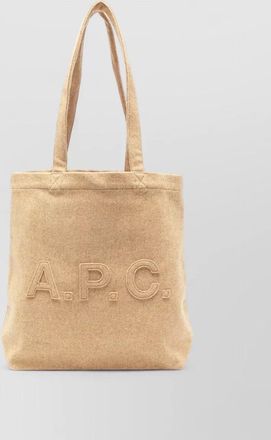 A.P.C. sac wool tote bag