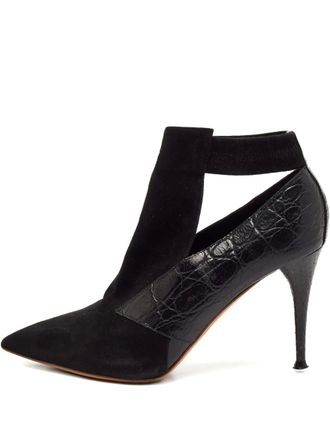 Chlo&eacute; 1126578 Black - women - Leather/Leather/Suede - 36
