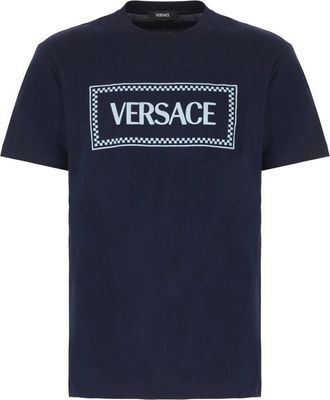 Versace T-Shirt - Heren - T-shirts - Blauw - XL - Tops