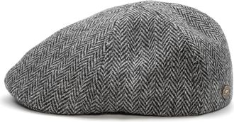 Sterkowski Rusty | Harris Tweed Flat Cap for Men and Women | Newsboy Driving Gatsby Ivy Irish Scally Cabbie Peaky Scully Paperboy Winter Duckbill 6 Panel Cabby N