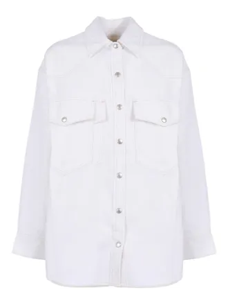 A Gold E Western Snap Button Casual Shirt