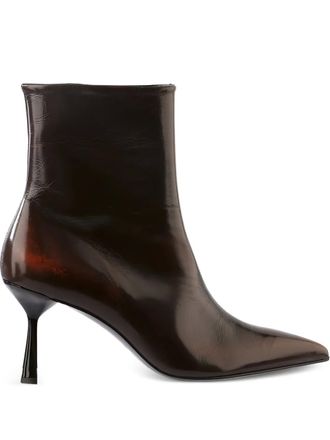 Högl 80mm pointed-toe ankle boots - Brown
