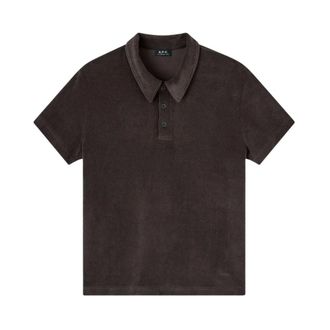 A.P.C. Polo Shirts, male, Brown, Size: 2XL Coewt-H26563 Polo Shirt