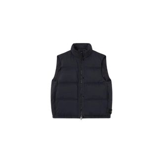 Stone Island H26 Stone Cardigan - Heren - Bodywarmers - Blauw - M - Jassen