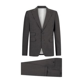 Dsquared2 Single Breasted Suits, male, Gray, Size: M Dsquared2 Dresses Grey