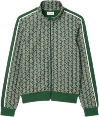 Lacoste Giacca della tuta Paris - Heren - Vesten met rits - Groen - L - Hoodies & sweatvesten