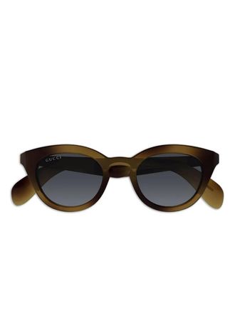 Gucci Occhiali da sole cat-eye - Marrone