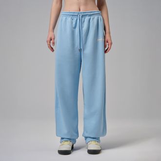 Nike Jordan Womens Jordan Flight Fleece Baggy Pants in Blue | IF1001-422